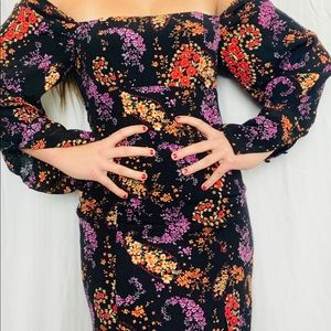 Floral classy dress